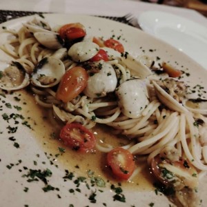 Espaguetti Frutti de gambas