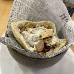 Pita - Shawarma de pollo