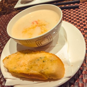 crema de mariscos 