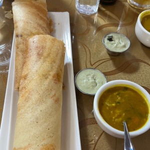 Platos completos - Masala dosa