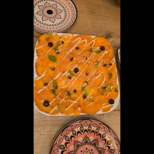 Entradas - Carpaccio de Salmón