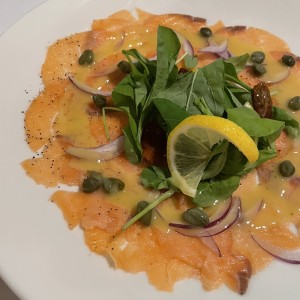 Carpaccio salmon