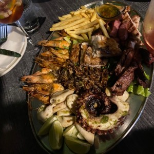 parrilla mar y tierra