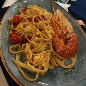 pasta con langosta