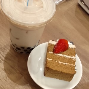 Bubble Tea - Lychee y Coffee Cake