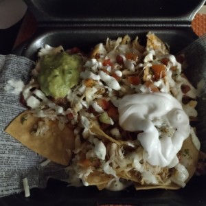 Nachos de pollo 