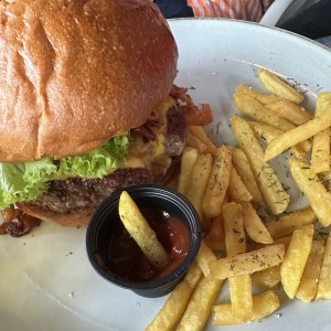 Hamburguesa con trufas 