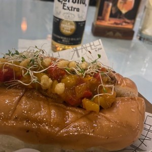 hot dog de chorizo