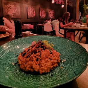 Risotto de langostinos