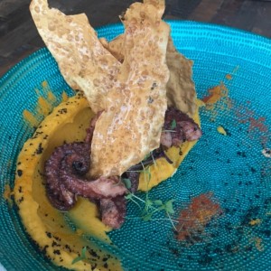 Pulpo con camote