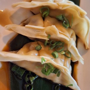 gyozas de cerdo al vapor