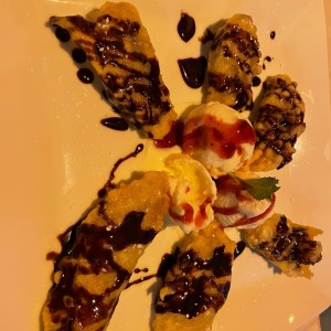 Postres - Banana Tempura