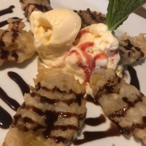 Postres - Banana Tempura