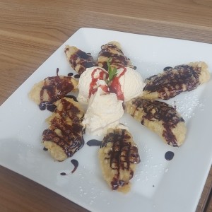 Postres - Banana Tempura