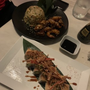 Tepanyaki Mixto y Alessandro Roll 