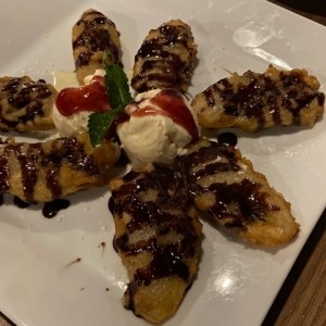 Postres - Banana Tempura