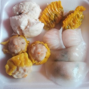 Siu mai, Yee chee kao, Ha kao, Sin ja fan ko, Ham pao.