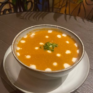 Bisque de langostinos