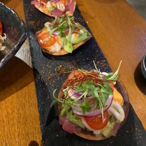 Mini Tuna Japanese Pizza