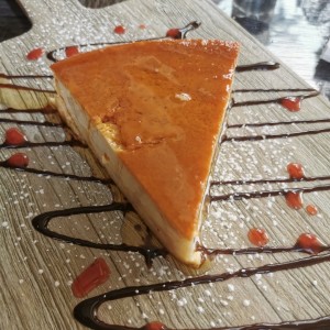 Flan de la casa