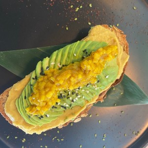 Mango Curry Toast