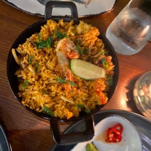 Arroz con mariscos 