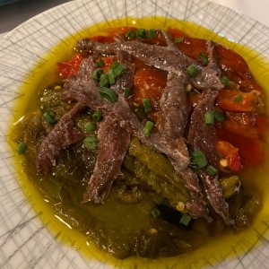 Pimiento piquillo con anchoas