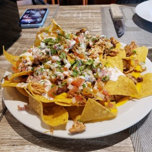 Nachos de pollo