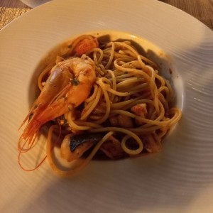 Pasta con mariscos