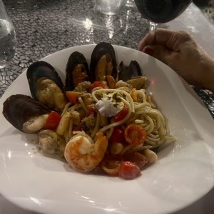 Espaguetis a lo Scoglio
