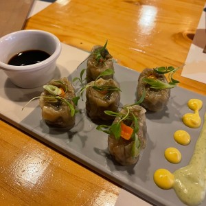 dumplings de hongos