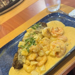 Tacu Tacu de Camarones