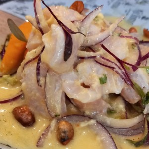 Entradas - Ceviche de Corvina (muy, muy, muy rico!)