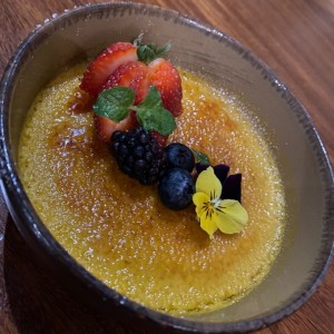 Creme brulee de zapallo