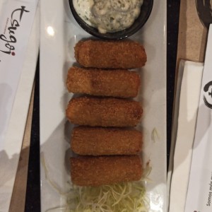 croquetas de cangrejo