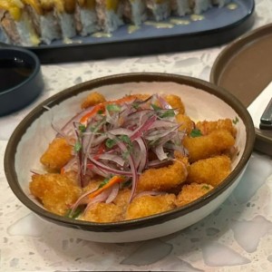 Ceviche Frito de Langostino