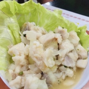 Ceviche de corvina