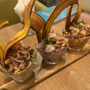 ceviche de degustacion