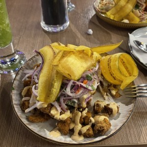 Ceviche frito 