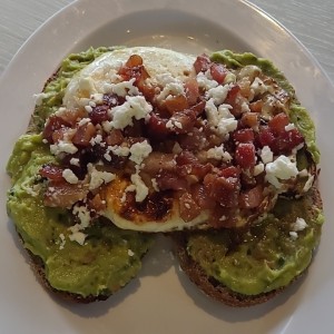 Avocado Bacon Toast