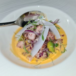 CEVICHE DE PULPO PARRILLADO