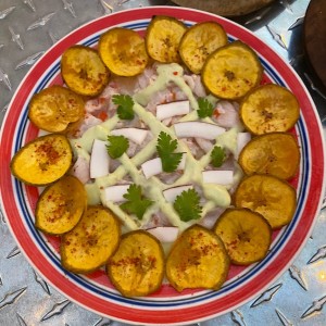 Ceviche de corvina