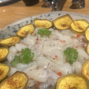 Ceviche de Mamón chino (Vegano)