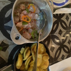 Cebiche de corvina