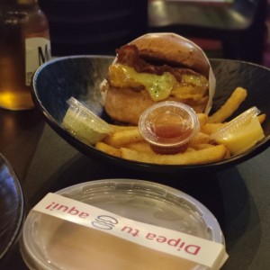 Hamburguesa con Dip