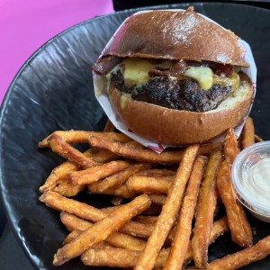 Hamburguesa con camote