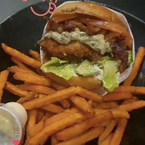 Ceasar Chicken Burger