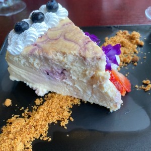 Cheese cake blue berries