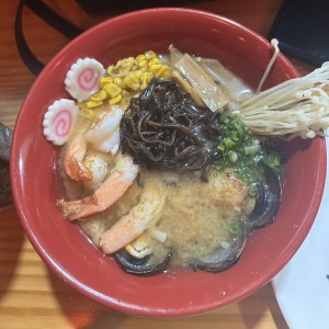 Ramen de mariscos