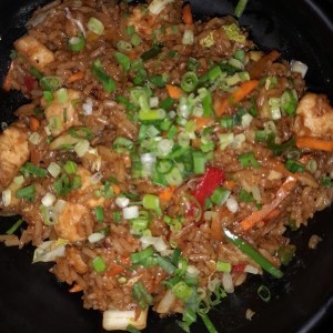 Arroz Thai de pollo